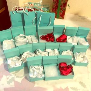 Tiffany & Co. boxes and bags